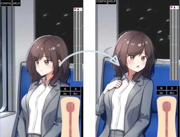 [SLG/动态/生肉/触摸/中出/羞耻]电车远程奸淫～[PC+安卓]-萌盟